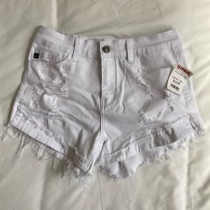 NEW Denim Shorts - 27 - White